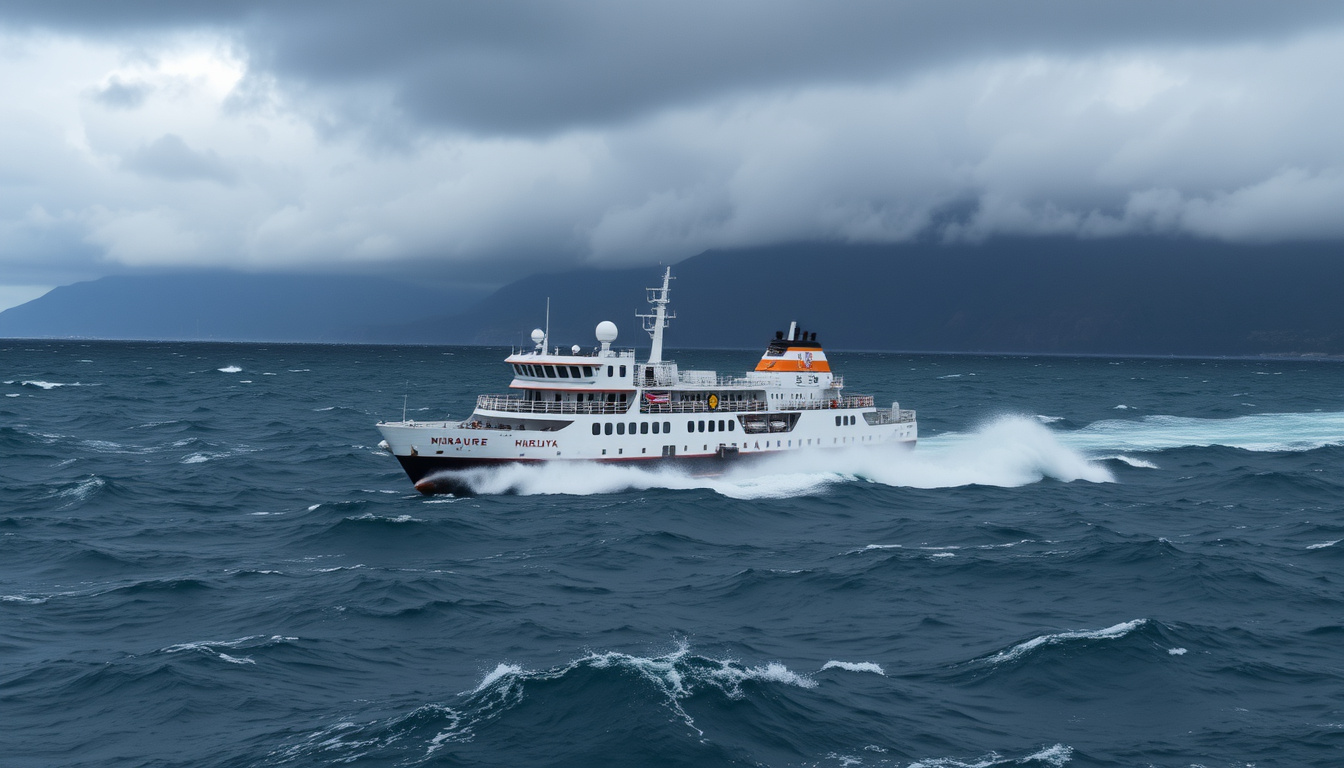 Cook Strait Ferry Crossing Conditions Today (Live)